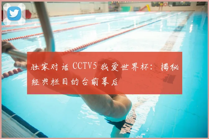独家对话 CCTV5 我爱世界杯：揭秘经典栏目的台前幕后